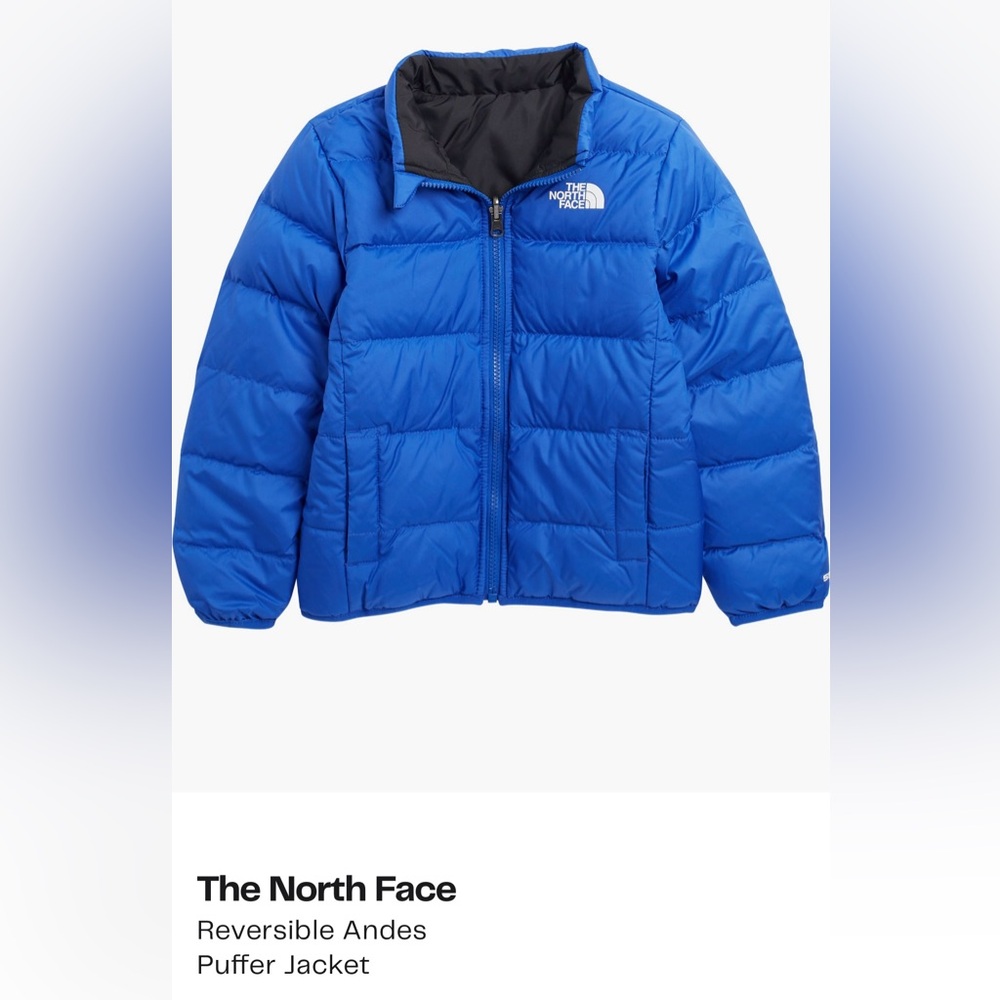 The North Face Kids Boys Reversible Andes Puffer Jacket TNF Blue XXS (5)